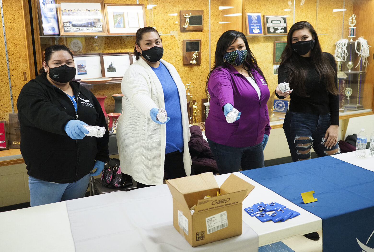 Winnebago Basketball Fan Appreciation Night 2021 All Native Group